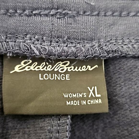 Eddie Bauer Women's Lounge Jogger Pants - Size XL - Dark Navy Blue - NWOT - Picture 7 of 7